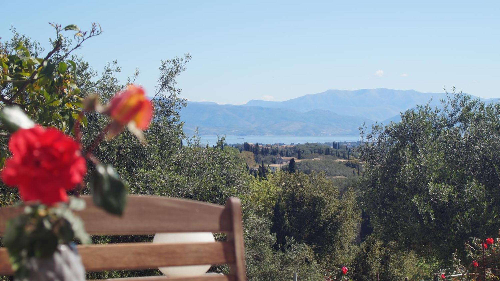 Corfu Luxury Apartment, Tranquility, Mountain & Sea Views アギオス・ゴルディオス エクステリア 写真